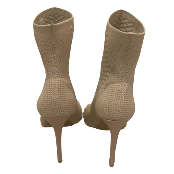 Charles by Charles David nude perforated shaft peep-toe boot - Picture 4 of 5